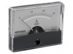 Ammeter | on panel | I DC: 0&divide;30A | Class: 2.5 | 60x47mm