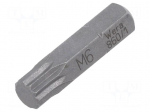 Screwdriver bit | spline (12-angles) | XZN M6 | 1/4"