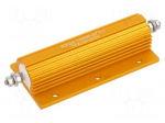 Resistor: wire-wound | with heatsink | 47&Omega; | 100W | &plusmn;5% | 50ppm/&deg;C