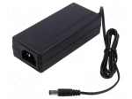 Power supply: switching | 48VDC | 1.25A | Out: 5,5/2,1 | 60W | 90&divide;264VAC
