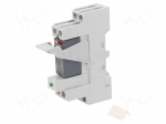 Relay: interface | DPDT | Ucoil: 12VDC | for DIN rail mounting | CR-P