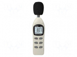 Meter: sound level | LCD | (2000) | Sound level: 40&divide;130dB | 0.3&divide;8kHz