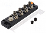 Distribution box | M8 | PIN: 3 | socket | 30VDC | 1.5A | ASBSM | IP67 | IN: 8