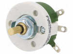 Potentiometer: shaft | single turn | 100&Omega; | 25W | &plusmn;10% | 6mm | wirewound