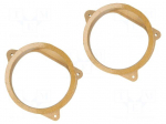 Spacer ring | MDF | 165mm | Peugeot | impregnated,varnished | 2pcs.