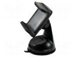 Car holder | black | for dashboard,for windscreen | 4&divide;6"