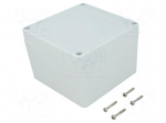 Enclosure: multipurpose | X: 105mm | Y: 105mm | Z: 75mm | ZP | light grey
