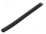 Hole and edge shield | polyetylene | L: 30.5m | black | H: 5.6mm