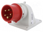 Connector: AC supply 3-phase | socket | male | 16A | 400VAC | IEC 60309