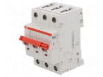 Switch-disconnector | Poles: 3 | for DIN rail mounting | 50A | 400VAC