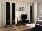 Cama Living room cabinet set VIGO 14 white/black gloss