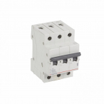 MCB RX 6000 - 3P - 400V - 20 A - B curve - prong/fork type supply busbars