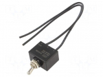 Switch: toggle | Pos: 2 | SPST | ON-OFF | 25A/12VDC | Leads: cables | 50m&Omega;