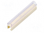 Markers | Marking: empty | 3&divide;4mm | PVC | white | -30&divide;60&deg;C | push-in