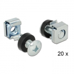 M6 SKRŪVES 19" Skapim 20gab. CINKOTAS