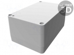 Enclosure: multipurpose | X: 80mm | Y: 125mm | Z: 58mm | 1550Z | aluminium