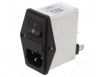 Connector: AC supply | socket | male | power supply | Inom: 2A | 250VAC