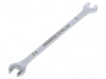 Wrench: flat | double-sided | 5mm,5.5mm | Chrom-vanadium steel