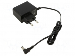 Power supply: switching | mains,plug-in | 9VDC | 1A | 9W | Out: 5,5/2,5