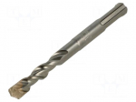 Drill bit | for concrete | &Oslash;: 10mm | L: 110mm | SDS-Plus&reg;