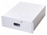 Drawer | W: 441mm | D: 565mm | 4U | light grey | Enclos.mat: steel