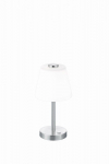 Trio Emerald LED table lamp brushed steel gaismeklis 525490107 4017807371727
