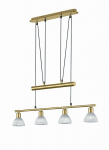 Trio Levisto  piekarama lampa 4-pc E14 matt brass brushed steel 371010408 4017807281798