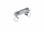 Trio-Lighting Narcos LED 2-pc brushed steel virziena gaismeklis