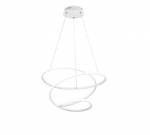 Trio Bologna LED piekarama lampa matt white 4000K brushed steel R37051131 4017807525656