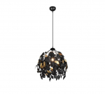 Trio Leavy piekarama lampa 38 cm E27 matt black brushed steel R10461932 4017807522631