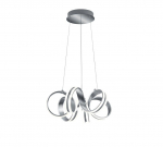 Trio-Lighting Carrera LED  brushed aluminium piekaramā lampa