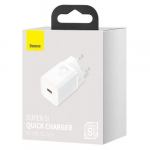 Baseus CCSP020102 Super Si 1C Travel Charger 25W