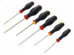 Screwdriver: universal-set | Phillips,slot | 6pcs.