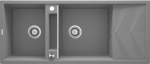 2-bowl magnetic granite sink with drainer