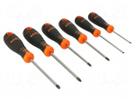 Screwdriver: universal-set | Phillips,Pozidriv&reg;,slot | BahcoFit