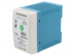 Power supply: switching | for DIN rail | 100W | 24VDC | 180&divide;264VAC