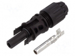 Connector: solar | plug | female | MC4 Evo 2 | 69A | 1.5kV | straight