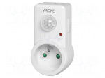 Motion sensor | plug-in | 230VAC | IP20 | -20&divide;40&deg;C | 9m | 120&deg; | 1.2kW