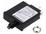 Circuit breaker | Urated: 240VAC | 28VDC | 16A | SPST + SPDT | Poles: 1