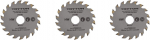 T&ouml;&ouml;riistad ja m&otilde;&otilde;teseadmed // Lisaseadmed lihvijatele, puuridele ja kruvikeerajatele // Zestaw tarczy tnących tct 54.8x11.1mm do przecinarki tpw500k - 3 szt