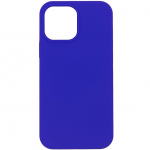 Back panel cover Evelatus Apple iPhone 12 Pro Max Premium Soft Touch Silicone Case Dark Blue