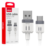 Tahvelarvutid ja tarvikud // USB kaablid // Kabel do ładowania usb-a - usb-c 3a 200cm fulllink amio-03906