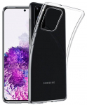 Back panel cover Evelatus Samsung Galaxy A71 Clear Silicone Case 1.5mm TPU Transparent