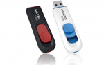 Flash drive ADATA  MEMORY DRIVE FLASH USB2 32GB/BLACK/RED AC008-32G-RKD A-DATA