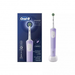 Toothbrush Oral-B  Electric Toothbrush D103 Vitality Pro Rechargeable, For adults, Number of brush heads included 1, Lilac Mist, Number of teeth brushing modes 3