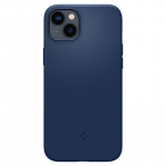 Back panel cover Spigen  Spigen Silicone Fit Mag Case with MagSafe for iPhone 14 Plus - Blue