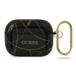 Back panel cover Guess  Guess GUACAPTPUCHBK AirPods Pro cover black/black Gold Chain Collection