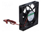Fan: DC | axial | 24VDC | 80x80x15mm | 52.31m3/h | 30.8dBA | Vapo | 2800rpm