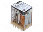 Relay: electromagnetic | 3PDT | 110VAC | Icontacts max: 10A | socket
