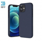 Riff Thin & Soft silicone case with soft fiber inside for Apple iPhone 14 Pro Blue